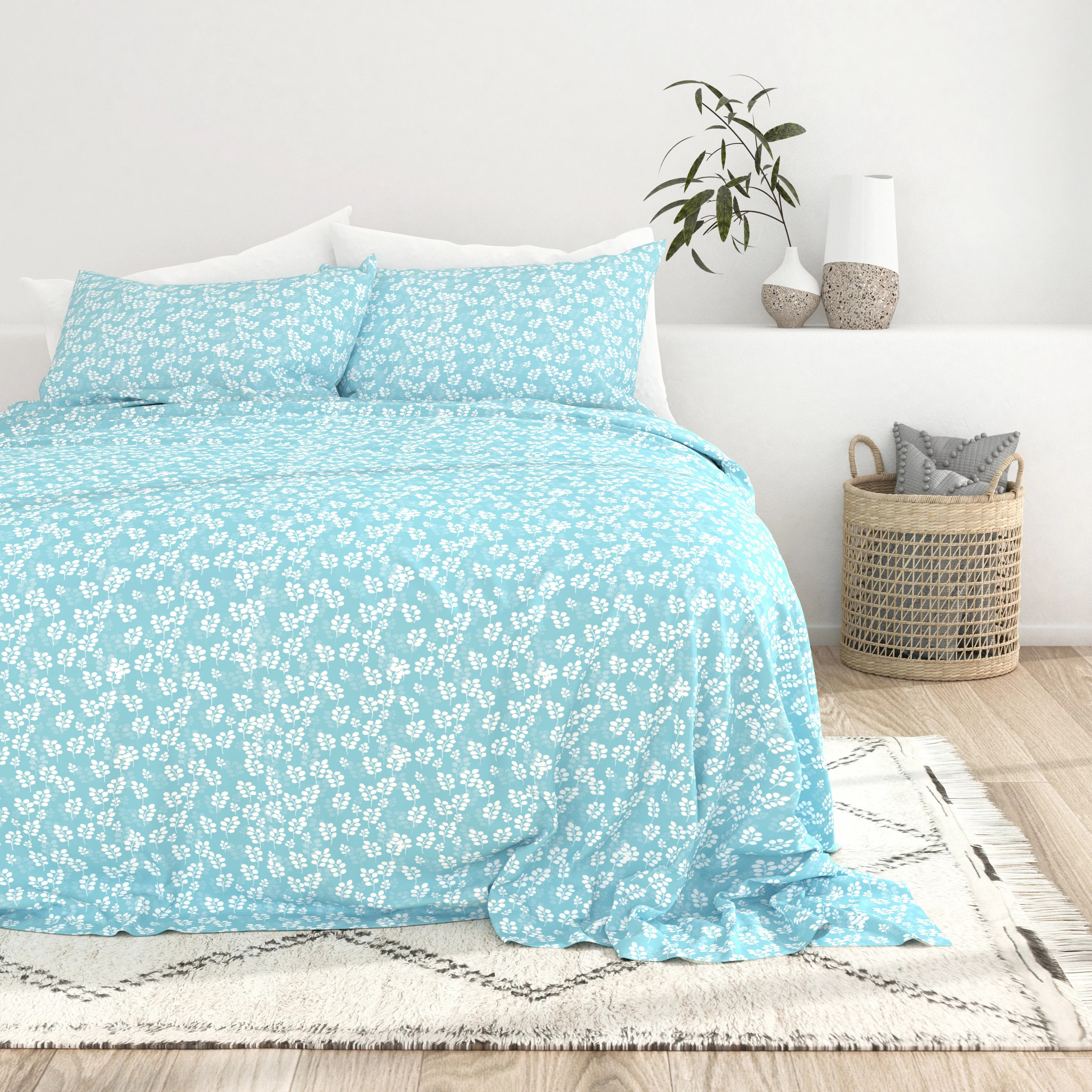 Wheatfield Pattern 4-Piece Sheet Set - Image 8