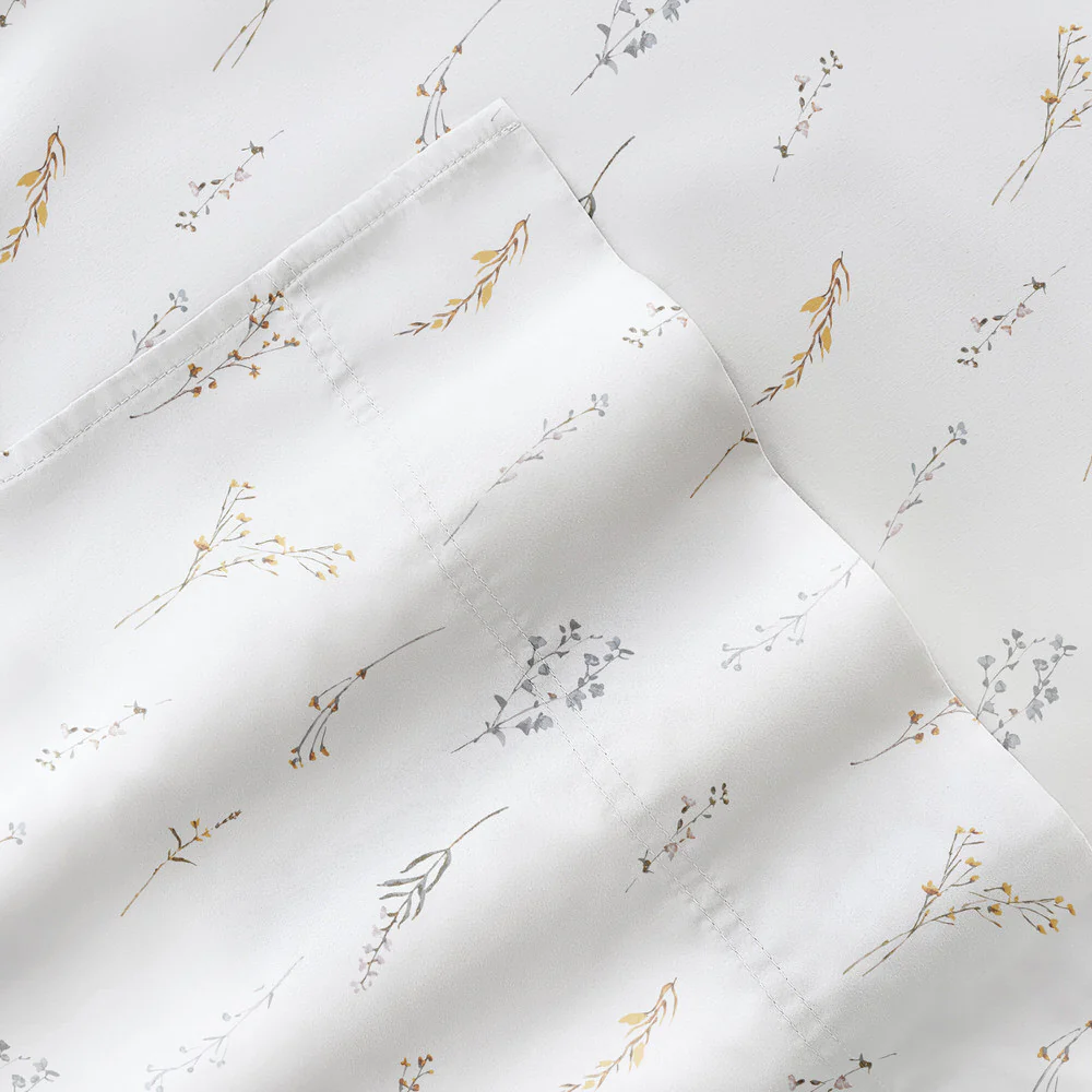 Wild Garden 4-Piece Long Staple Cotton Sheet Set - Image 4