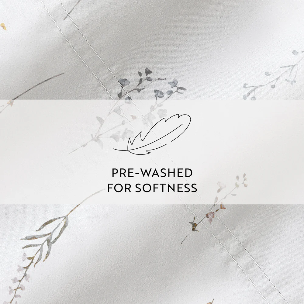Wild Garden 4-Piece Long Staple Cotton Sheet Set - Image 6