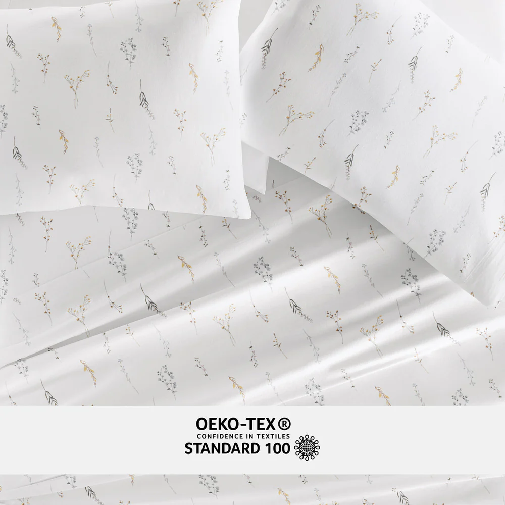 Wild Garden 4-Piece Long Staple Cotton Sheet Set - Image 7