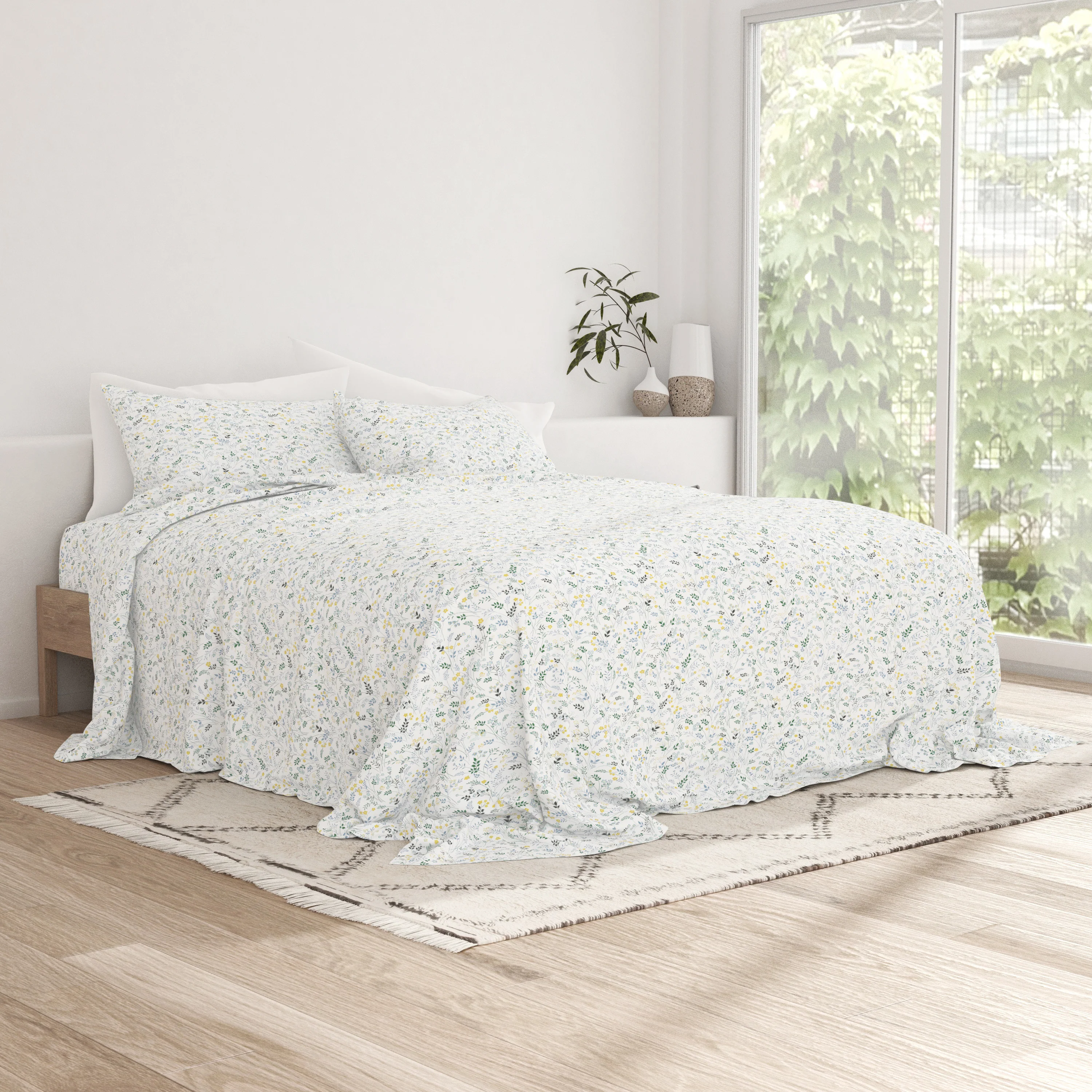 Wildflower Pattern 4-Piece Sheet Set - Image 4