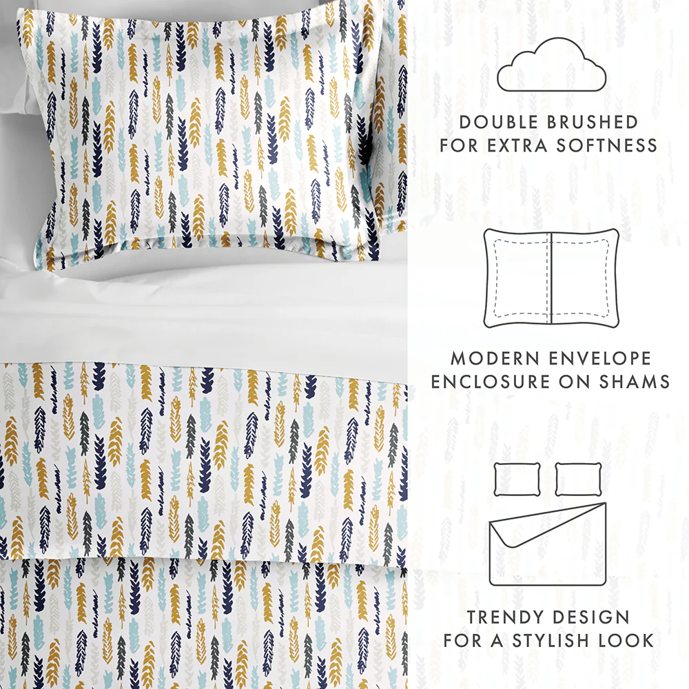 Wings Pattern 3-Piece Duvet Cover Set - Image 8