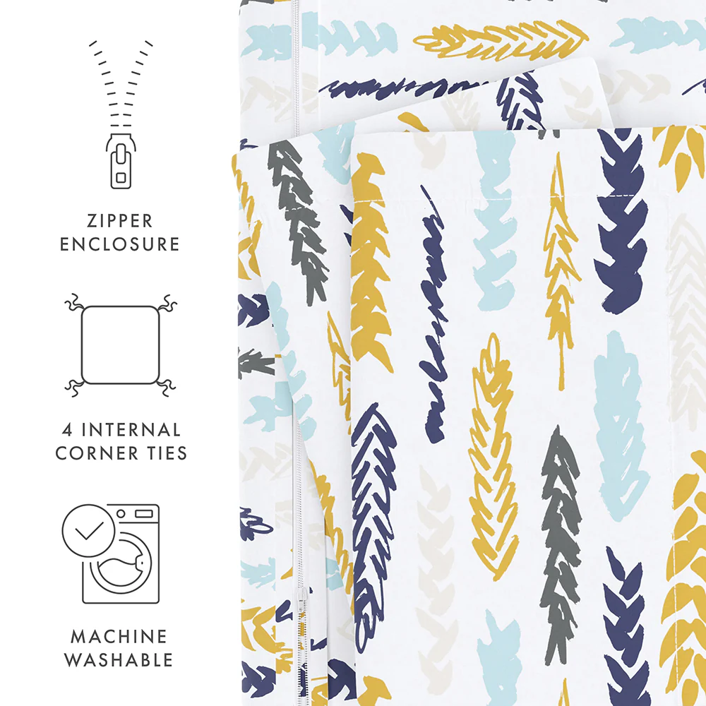Wings Pattern 3-Piece Duvet Cover Set - Image 9